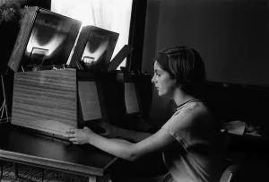00156 Prints: Robot Teacher September 1962 Sarah Stacey student from Reading aged 13 years old