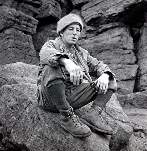Rock climber / Mountaineer Joe Brown of Whaley Brdige, Derbyshire who was a member of