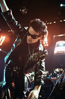 00678 Prints: Rock group U2 performing on stage at the National Exhibition Centre in Birmingham