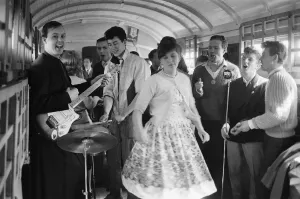 Carriage Prints: Rock n Roll special train to Clacton. 18th April 1960