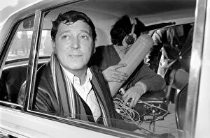 Rock and Roll American pop singer Gene Vincent arrives at Heathrow Airport from Paris