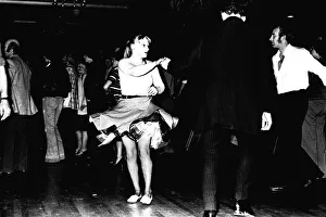 Rock and Roll dancers jiving on the dance floor at a Jerry Lee Lewis concert