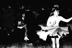 Rock and Roll dancers jiving on the dance floor at a Jerry Lee Lewis concert