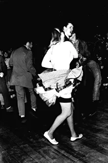 Rock and Roll dancers jiving on the dance floor at a Jerry Lee Lewis concert