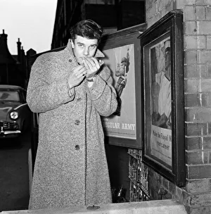 1959 Prints: Rock and Roll singer Marty Wilde took his National Service medical at the medical centre