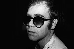 Rock superstar Sir Elton John in concert at the Palladium Theatre, Greenwich Village