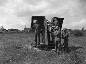 01472 Prints: Rocket projector drill for the Home Guard during the Second World War. West Midlands