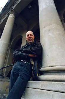 Rod Clements of Lindisfarne outside Newcastle City Hall. 30 / 09 / 97