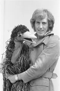 One Mature Man Only Prints: Rod Hull and Emu seen here on Clactons beaches before going on to perform at the end