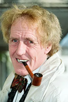 50 60 Years Prints: Rod Hull pipe smoker of the year 1993 seen here attending an event organised by the Pipe