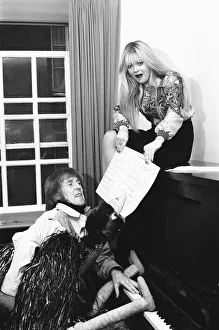 Pianist Prints: Rod Hulll and Emu seen here during rehearsals for pantomime in Liverpool 11th December