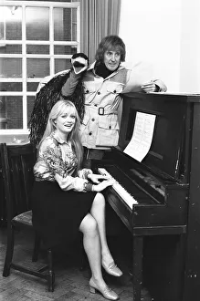 Rod Hulll and Emu seen here during rehearsals for pantomime in Liverpool 11th December