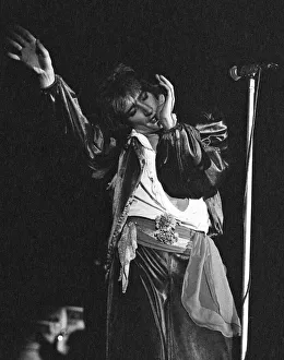 Rod Stewart performing on stage at the Edenhall just outside Amsterdam city centre