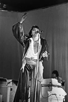 Rod Stewart performing on stage at the Edenhall just outside Amsterdam city centre