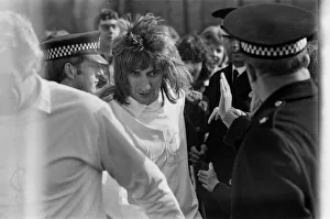 Rod Stewart playing football in his football team The Goal Diggers
