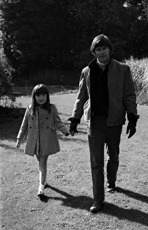 Girl Collection: Roddy McDowall with young actress Virginia Tingwell daughter of Australian Actor Charles