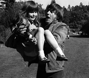 Roddy McDowall with young actress Virginia Tingwell daughter of Australian Actor Charles