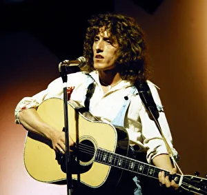 Topofthepops70s Prints: Roger Daltrey - Pop Star seen here during rehearsals for the BBC television