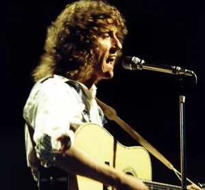 Roger Daltrey - Pop Star seen here during rehearsals for the BBC television