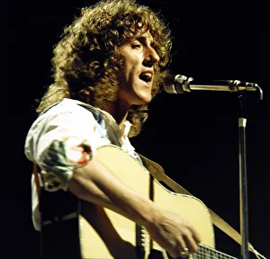 Roger Daltrey - Pop Star seen here during rehearsals for the BBC television