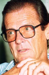 Roger Moore Actor pictured after his tour of South America as UNICEF Ambassador