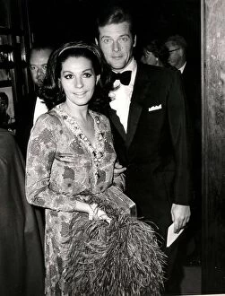 01415 Collection: ROGER MOORE AND LUISA MATTIOLI - 7TH AUGUST 1968