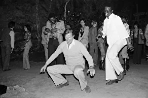 Roger Moores 50th Birthday Party in the bush near Tshipise, South Africa