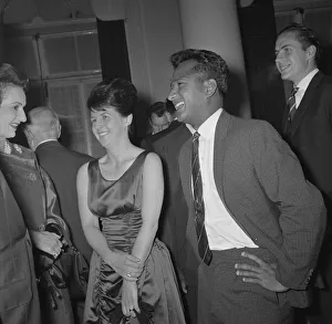 Rohan Kanhai September 1963 West Indies Cricket Batsman Pictured with new wife