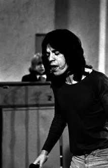 Rolling Stones: 29th November 1968 Mick Jagger during rehearsals at the Wembley Park