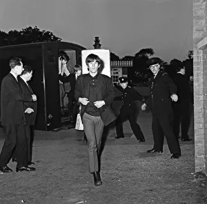 00373 Prints: Rolling Stones arriving at the Belle Vue theatre were they will be performing