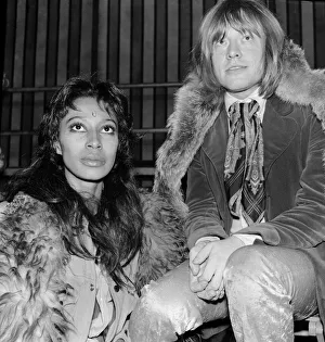 Rolling Stones: Brian Jones at the filming of the Rolling Stones Rock n