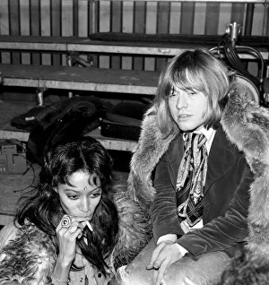 Rolling Stones: Brian Jones at the filming of the Rolling Stones Rock n