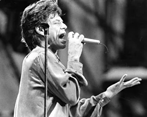 00362 Prints: Rolling Stones - Cardiff - 17th July 1990 - Cardiff Arms Park - Mick Jagger