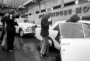 00289 Prints: Rolling Stones: Charlie Watts at their hotel in Newcastle upon Tyne. March 1971