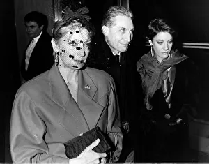 Rolling Stones: Charlie Watts with wife Shirley and daughter Serafina at Roof Gardens