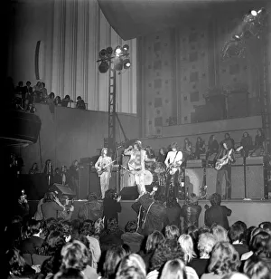 00291 Prints: Rolling Stones: During their concert at The Free Trade Hall in Manchester 5 March1971