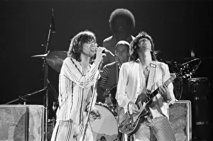 Only Mid Adult Men Prints: The Rolling Stones in concert at Hemisfair Plaza Arena & Convention Centre, San Antonio