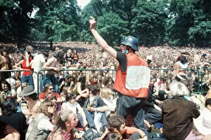 Images Dated 3rd April 2017: Rolling Stones concert in Hyde Park. 5th July 1969