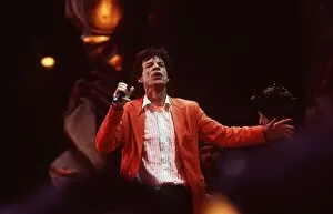Images Dated 11th June 1999: Rolling Stones in concert at Wembley Stadium 11th June 1999 Mick Jagger arm