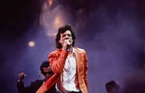 Images Dated 11th June 1999: Rolling Stones in concert at Wembley Stadium 11th June 1999 Mick Jagger singing