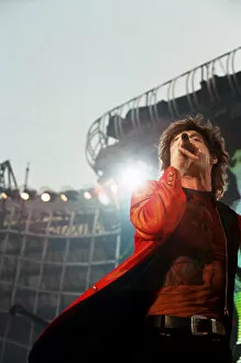 Images Dated 6th April 2020: Rolling Stones in concert at Wembley Stadium. 11th July 1995