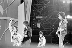 Rolling Stones concert. at Wembley Stadium 25 June 1982