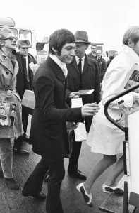 The Rolling Stones departure for America where they are to appear on the Ed Sullivan