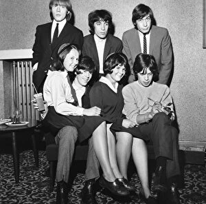 Images Dated 17th April 2020: Rolling Stones fans Alison Anderson and Elizabeth Sayers seen here with the band