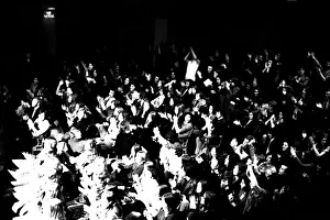 00097 Prints: Rolling Stones: fans at the Newcastle City Hall 4th March 1971