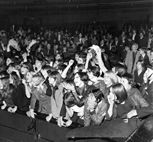 Rolling Stones fans at Royal Albert Hall, London. 23 September 1966 during their tour
