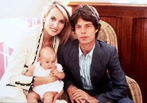 Rolling Stones: Jerry Hall and Mick Jagger christening baby daughter Elizabeth Scarlett