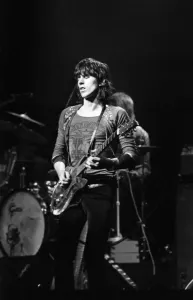 Rolling Stones: Keith Richards on stage at Empire Theatre, Liverpool