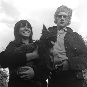 Rolling Stones Manager Andrew Loog Oldham with his wife Sheila September 1964