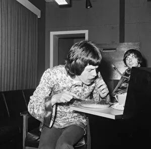 Images Dated 29th April 2021: Rolling Stones meet at the Olympic Studios in Barnes, London to cut a couple of tracks